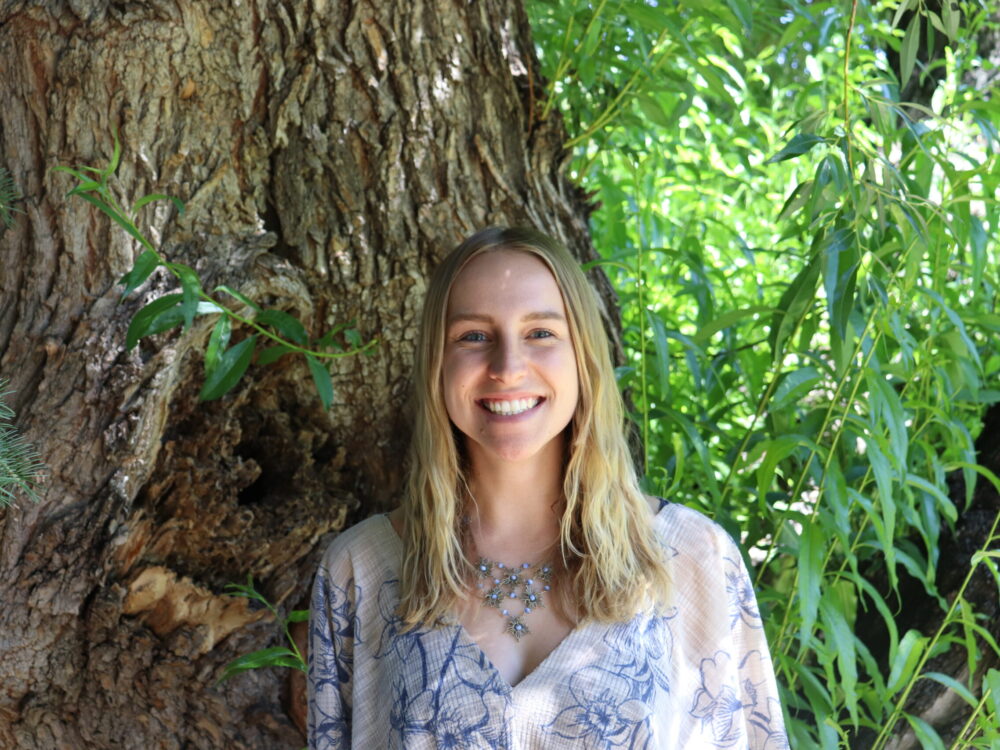 An outdoor portrait of Olivia Hays